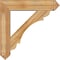 Ekena Millwork Olympic Arts and Crafts Rough Sawn Bracket w/ Offset Brace, Western Red Cedar, 8"W x 36"D x 36"H BKT0806X36X36OLY03RWR - alternate 4